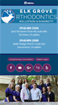 Mobile Screenshot of elkgroveorthodontics.com