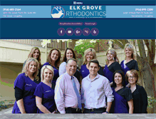 Tablet Screenshot of elkgroveorthodontics.com